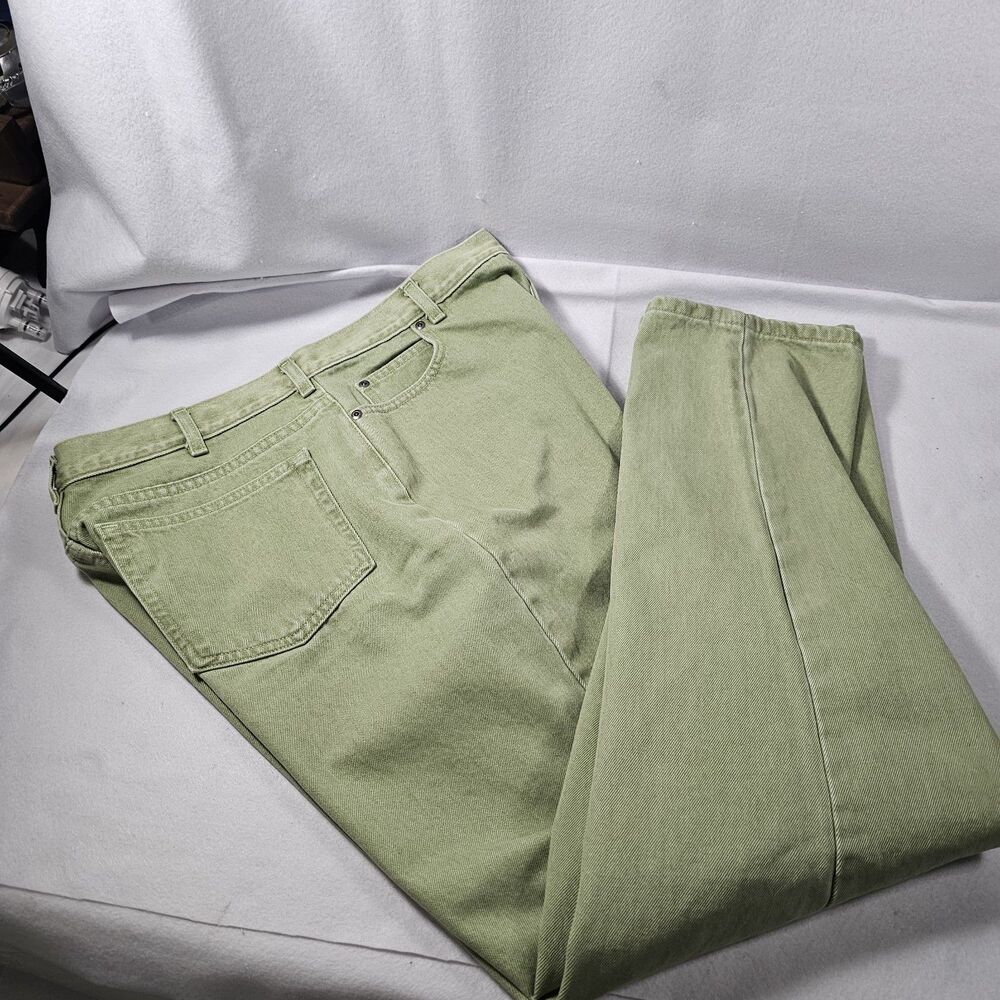 Lands End size 18 Green High Waisted Womens Jeans